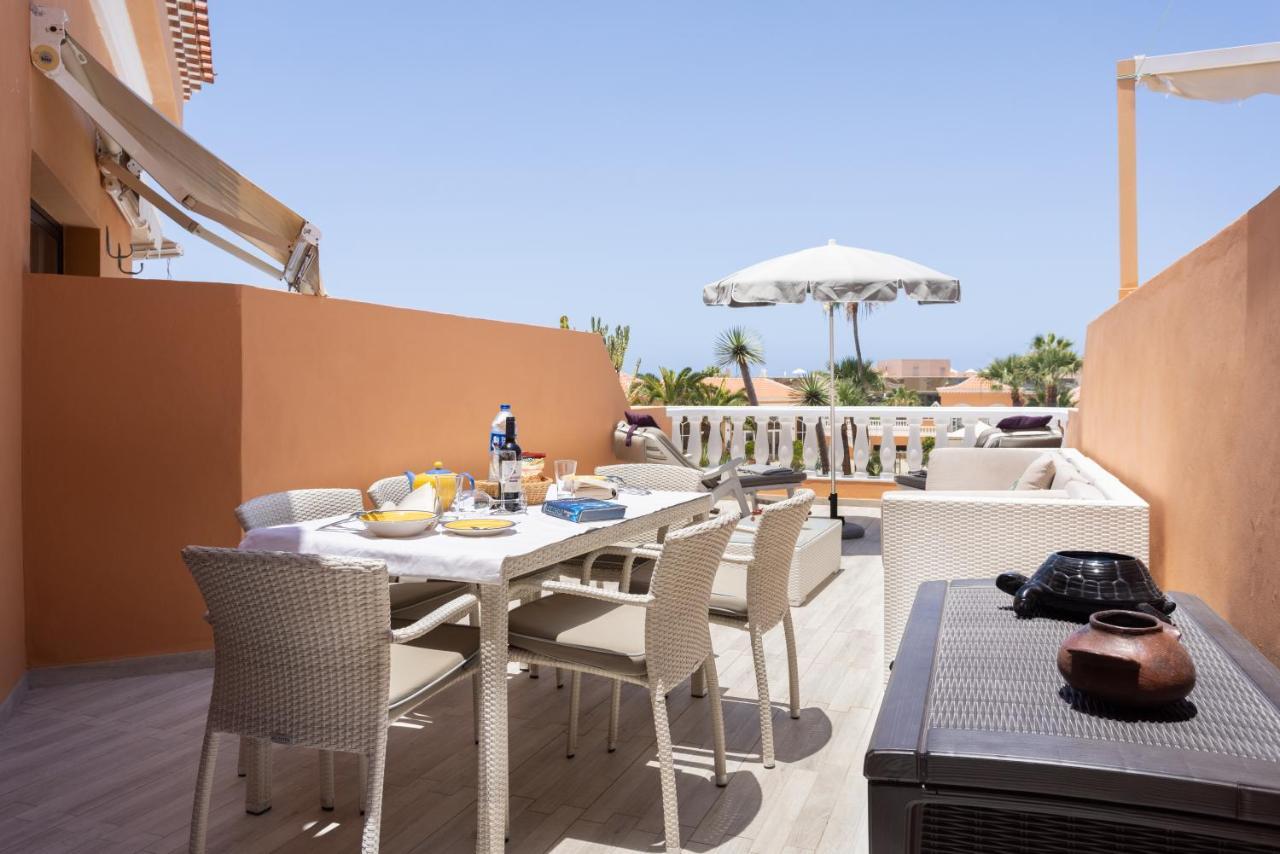 Exclusive Attic Vistas 3 With Breathtaking Sea View, Only 100 M To The Sea, Heated Pool, Aircon, Wifi * Arona (Tenerife)